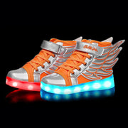 Basket Lumineuse Orange et Argent | basket-lumineuse.com | basket-lumineuse | basket lumineuse fille