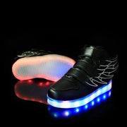 basket-lumineuse.com | Basket garçon lumineuse noire | basket-lumineuse