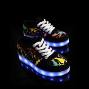 basket lumineuse | Basket led garcon graffitis | basket-lumineuse