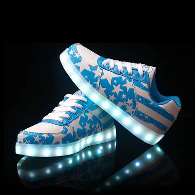 basket-lumineuse.com | basket-lumineuse | Basket lumineuse étoilée Bleu