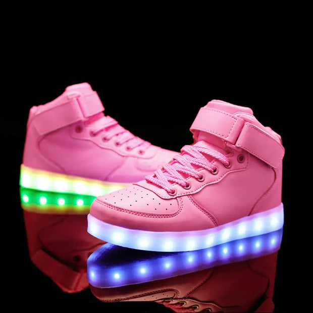 baskets lumineuses femme | Basket lumineuse femme rose | basket-lumineuse