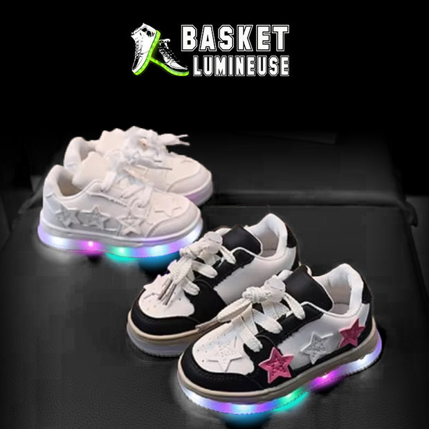 baskets bébé lumière