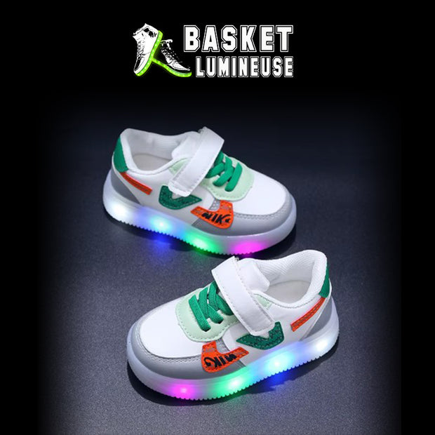 basket lumineuse garcon taille 24