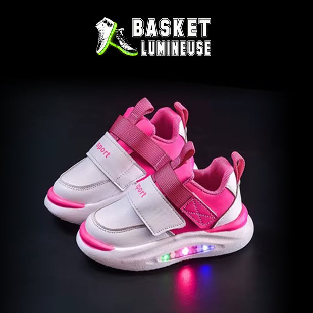 basket lumineuse fille