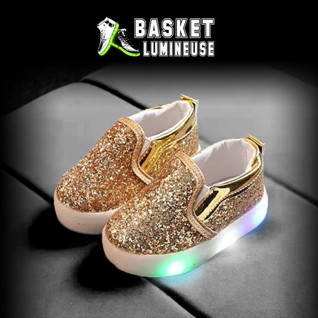 basket lumineuse fille