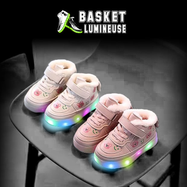 basket lumineuse fille