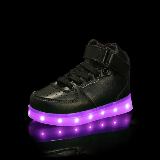 basket-lumineuse.com | Baskets leds Noire mat | basket-lumineuse