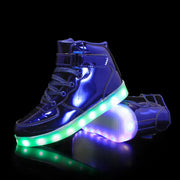 basket-lumineuse.com | Baskets lumineuses bleues brillantes | basket-lumineuse