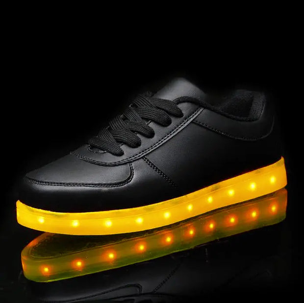 sneakers led | Baskets lumineuses | noires basket-lumineuse