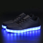 sneakers leds | Baskets lumineuses | noires basket-lumineuse