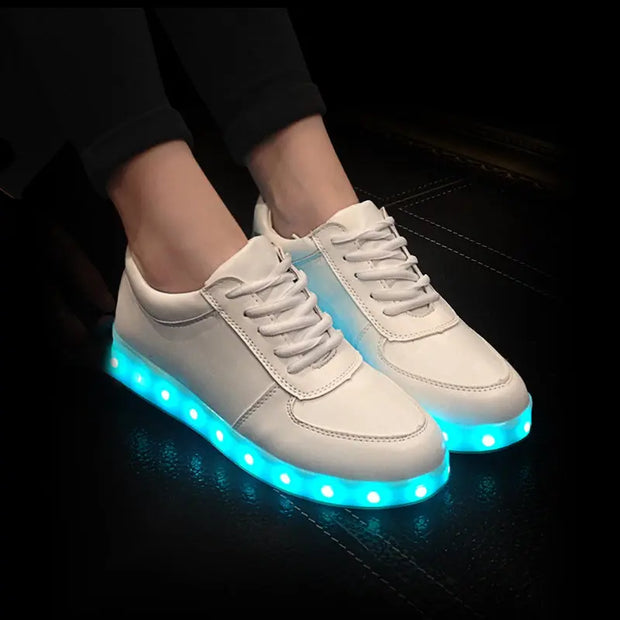 basket lumineuse | Sneakers blanches lumineuses | basket-lumineuse