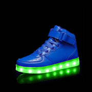 basket lumineuse garçon | Sneakers lumineuses garçon bleues | basket-lumineuse